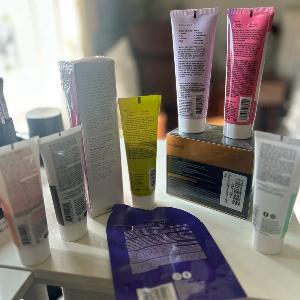 New Skincare Bundle Freeman and Andalou Face Mask Set